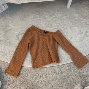 Vintage Express Off-the-Shoulder sequin Sweater